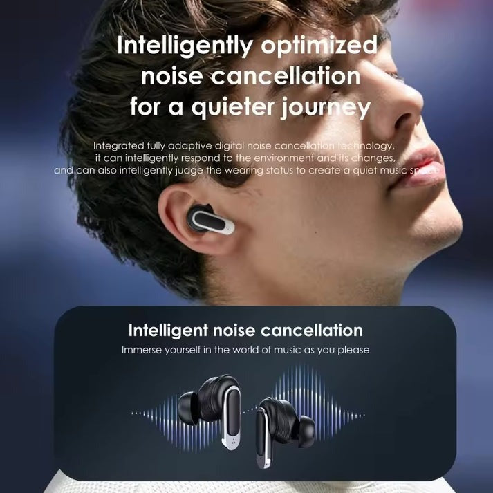 Audífonos Bluetooth Tour Pro 2 Con Pantalla Táctil Negro