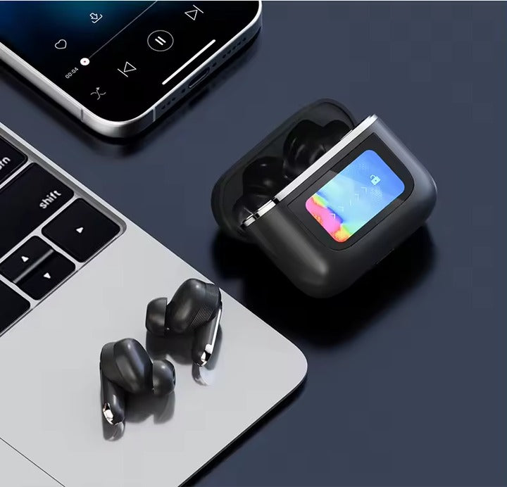 Audífonos Bluetooth Tour Pro 2 Con Pantalla Táctil Negro